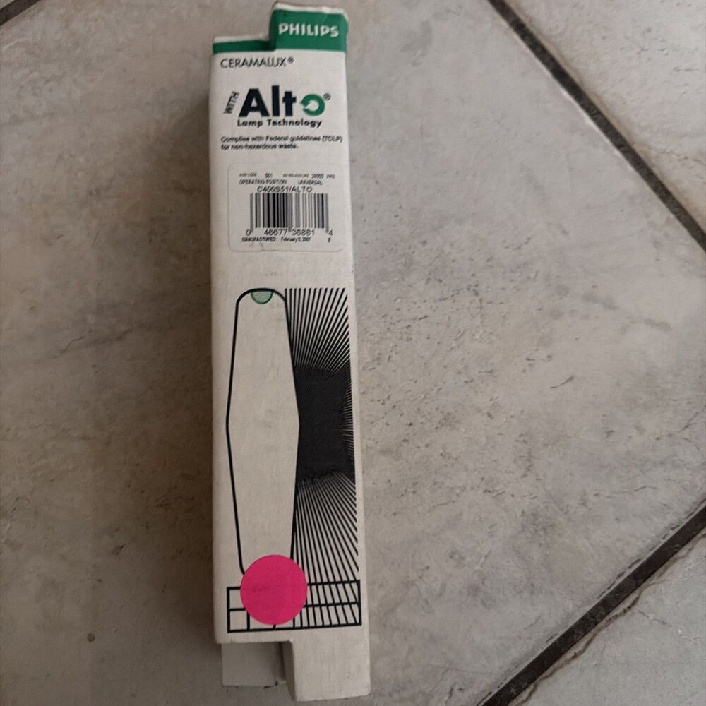 Philips C400S51/ALTO Ceramalux ALTO HID 400 Watt Light Bulb